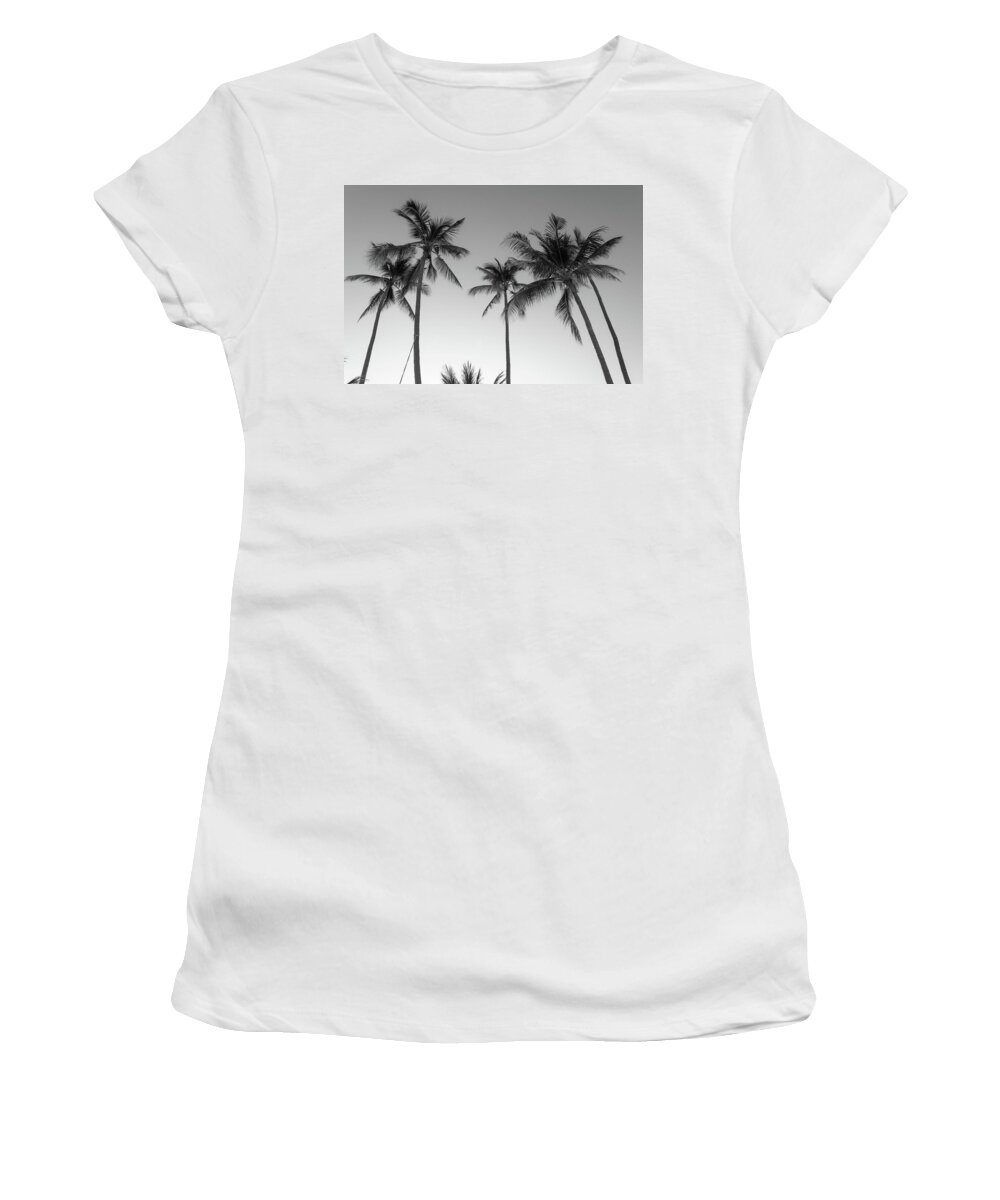 Palm Women's T-Shirt featuring the photograph Summer Palms by Josu Ozkaritz