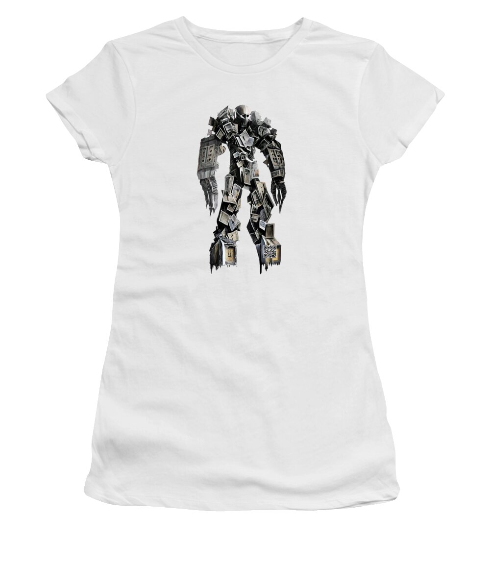 Action Figures Women's T-Shirt featuring the digital art Talug by Rafael Salazar
