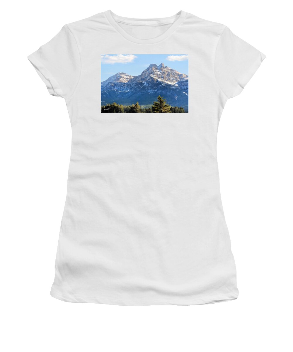 Clouds Women's T-Shirt featuring the digital art Twin Peaks - 8 by Robert Bissett