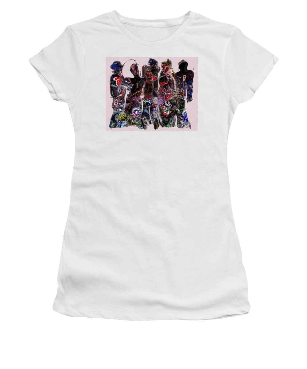  Women's T-Shirt featuring the digital art Unity by Marina Flournoy