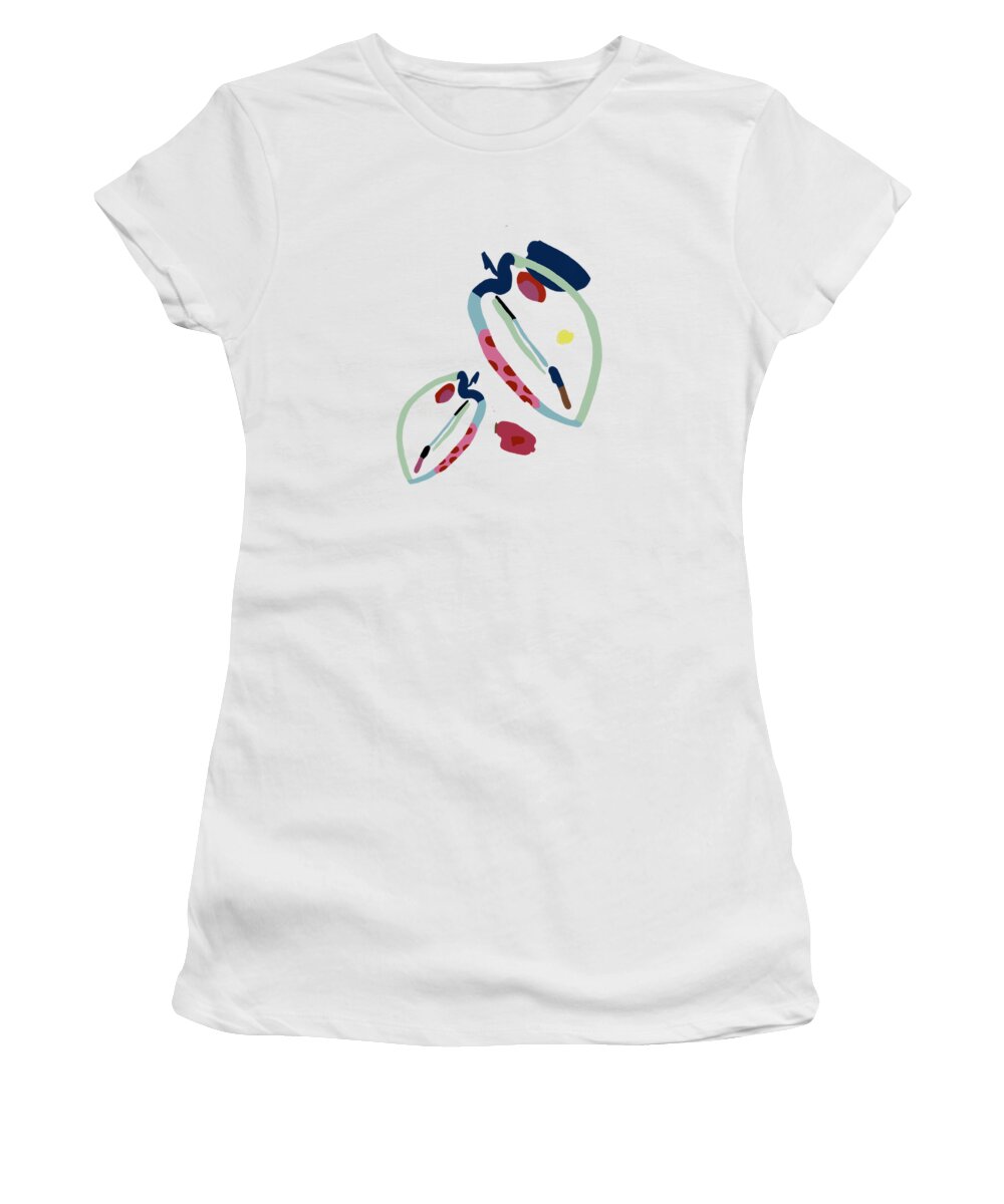Utopia Women's T-Shirt featuring the painting Utopia by Portraits By NC