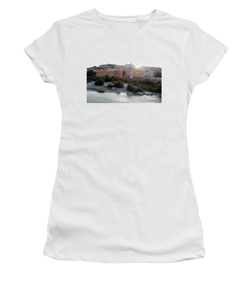 Ventimiglia Women's T-Shirt featuring the photograph Ventimiglia by Aisha Isabelle