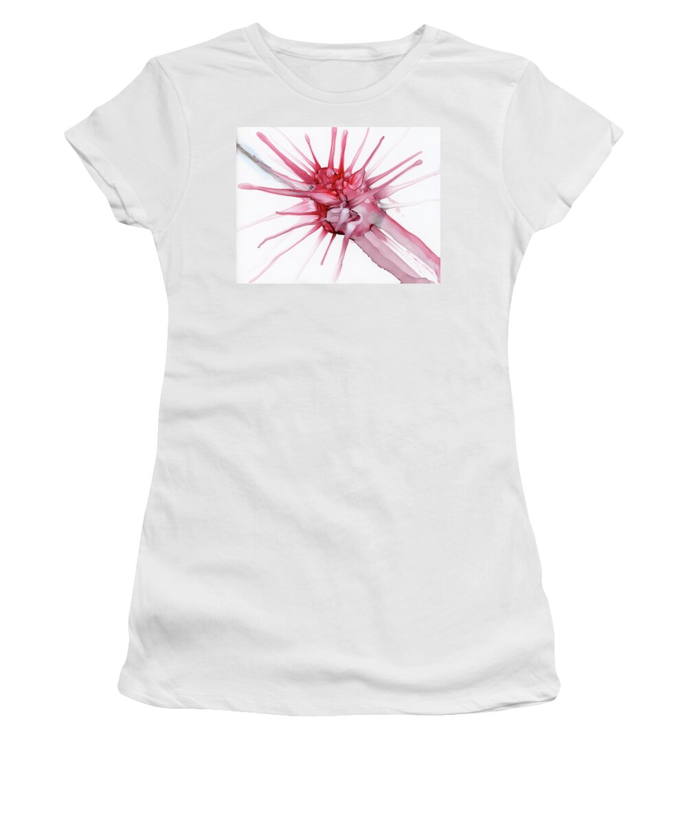 Alcohol Women's T-Shirt featuring the painting Virus by KC Pollak