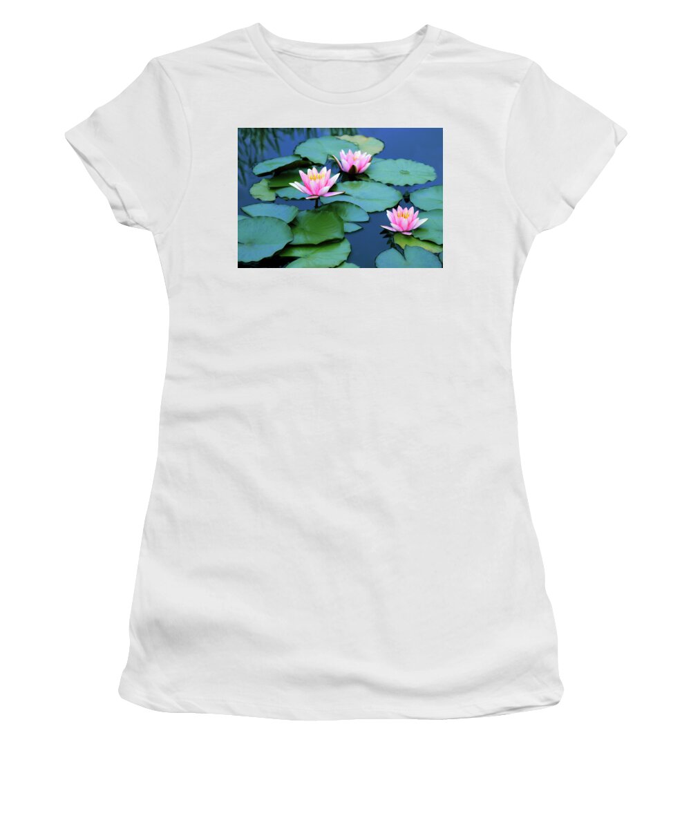 Water Lily Women's T-Shirt featuring the photograph Water Lilies by Jessica Jenney