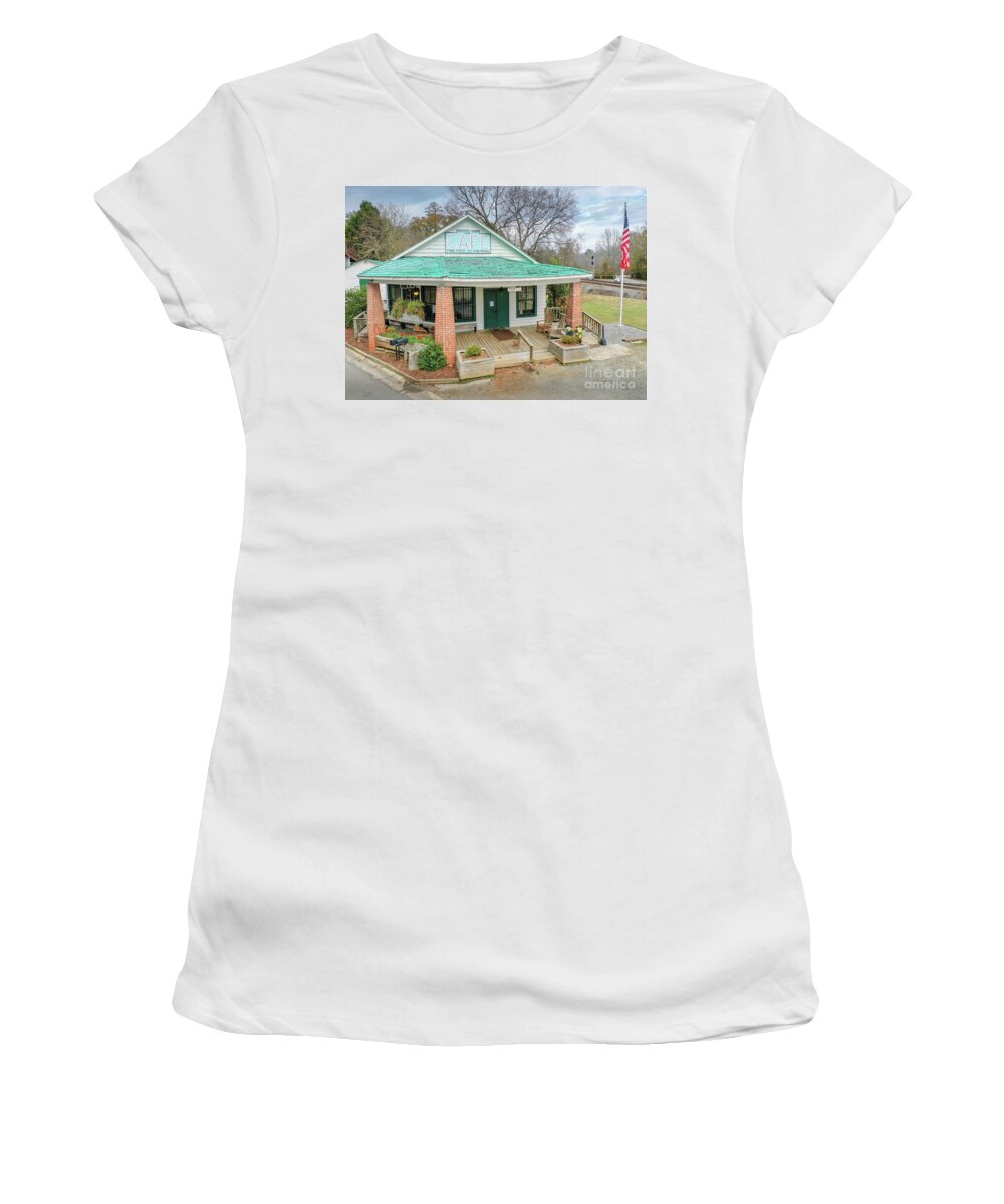 Whistle Stop Cafe Fried Green Tomatoes Women's T-Shirt featuring the photograph Whistle Stop Cafe Fried Green Tomatoes by Dustin K Ryan