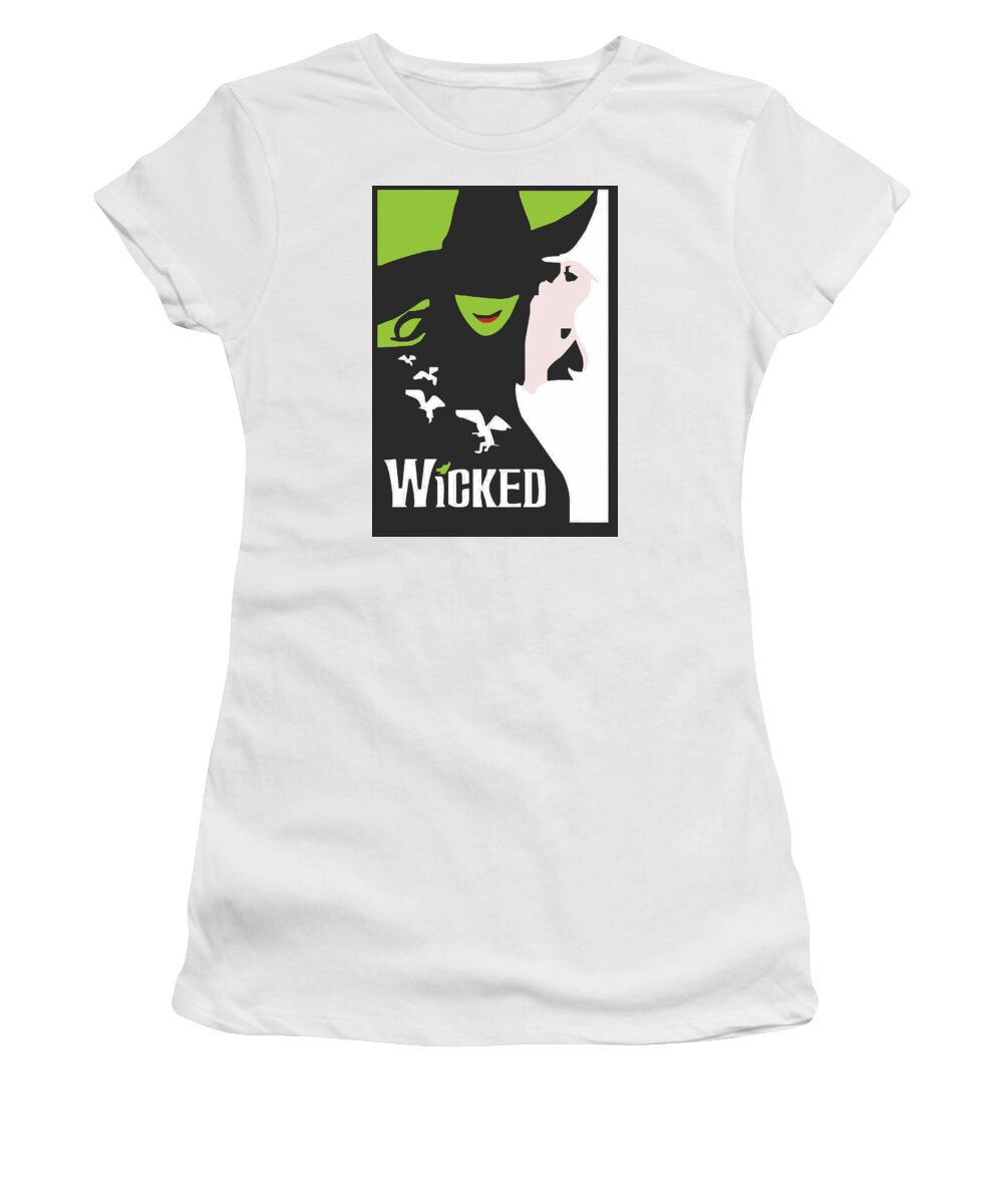 Wicked Broadway Musical Women's T-Shirt by Valentin B Lucas - Pixels