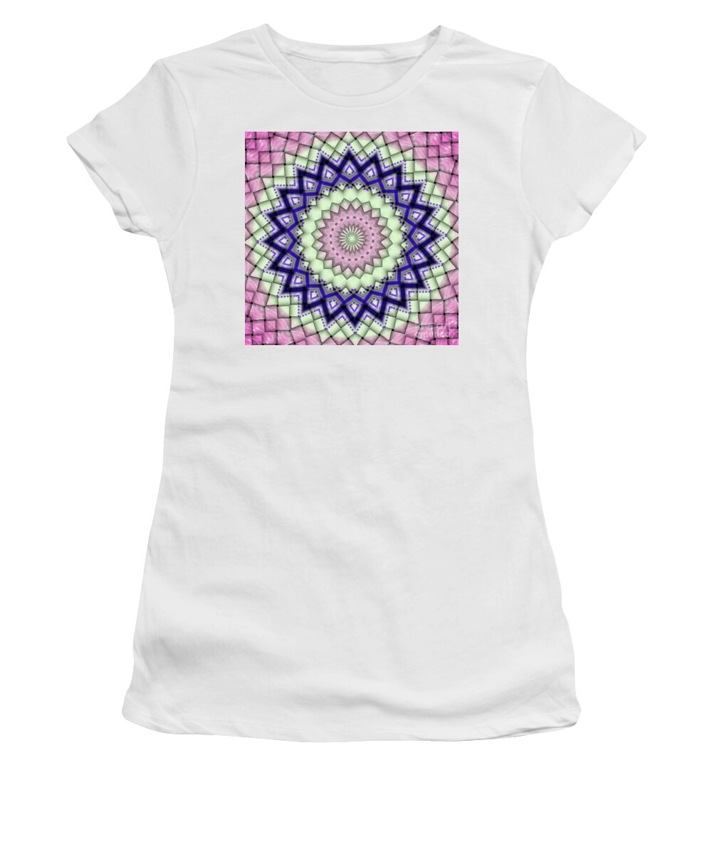  Women's T-Shirt featuring the digital art Woven Treat by Designs By L