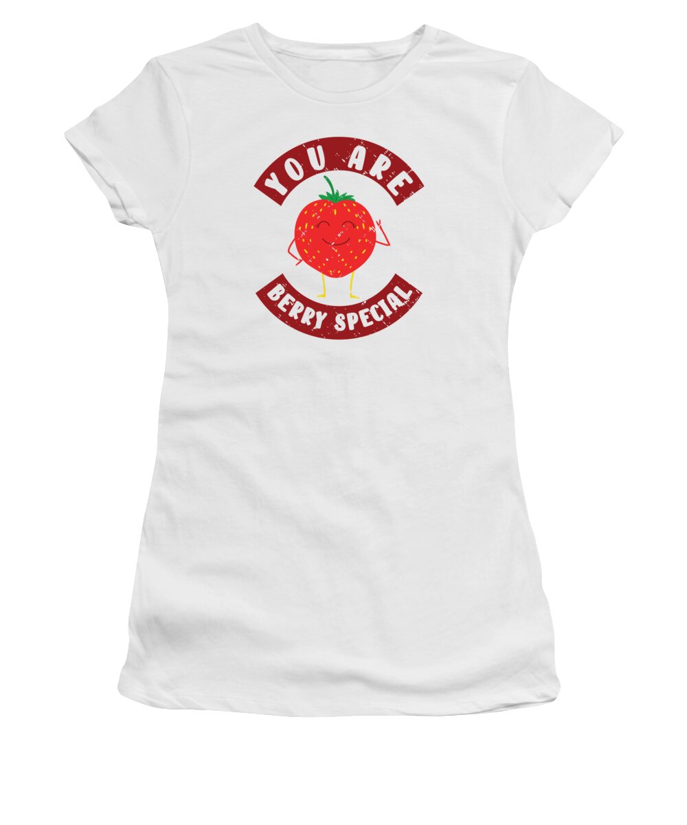 Berry Women's T-Shirt featuring the digital art You Are Berry Special Berries Strawberry Fruit by Toms Tee Store
