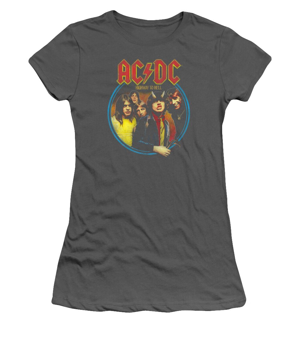 Music Women's T-Shirt featuring the digital art Acdc - Highway To Hell by Brand A