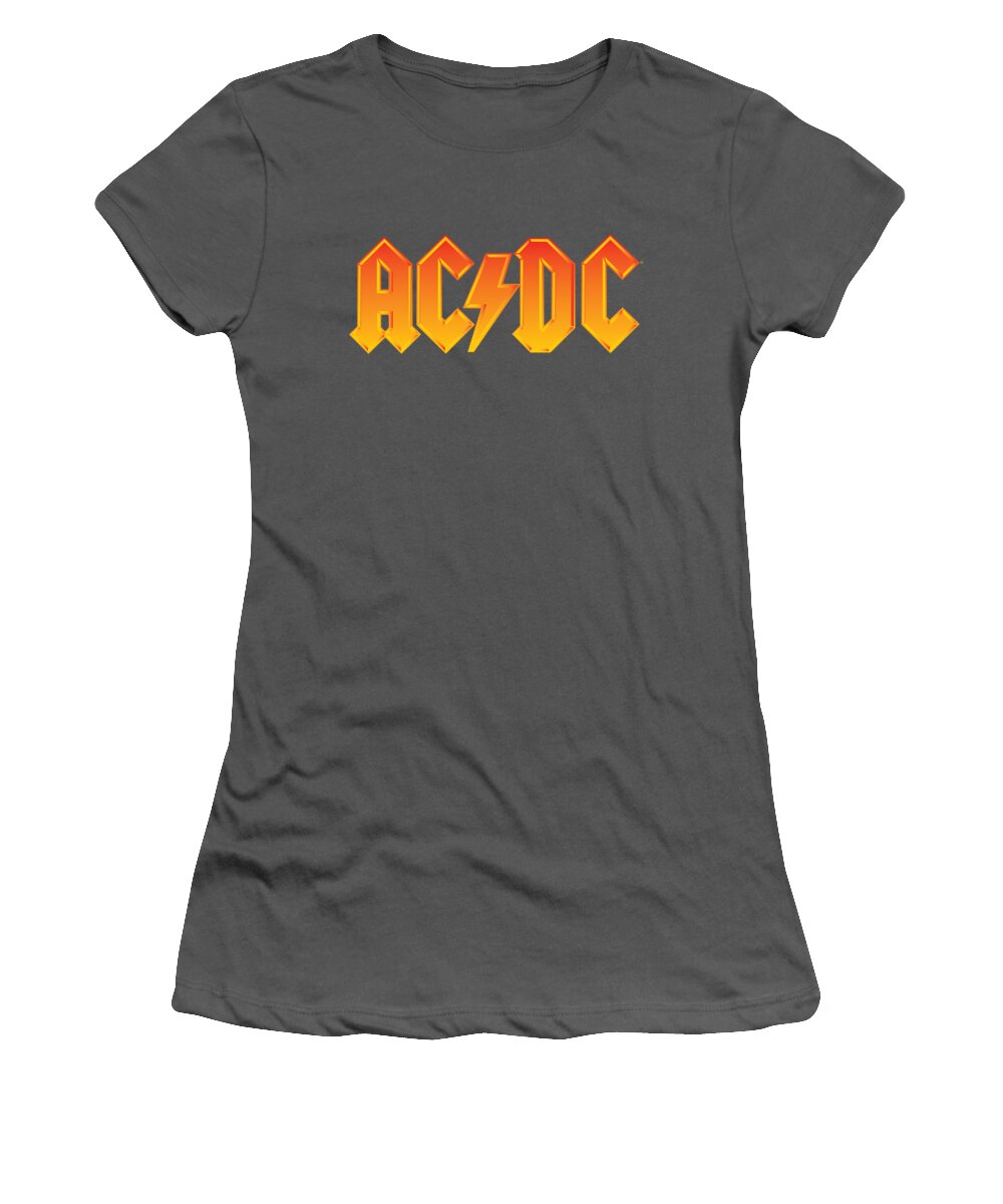 Celebrity Women's T-Shirt featuring the digital art Acdc - Logo by Brand A