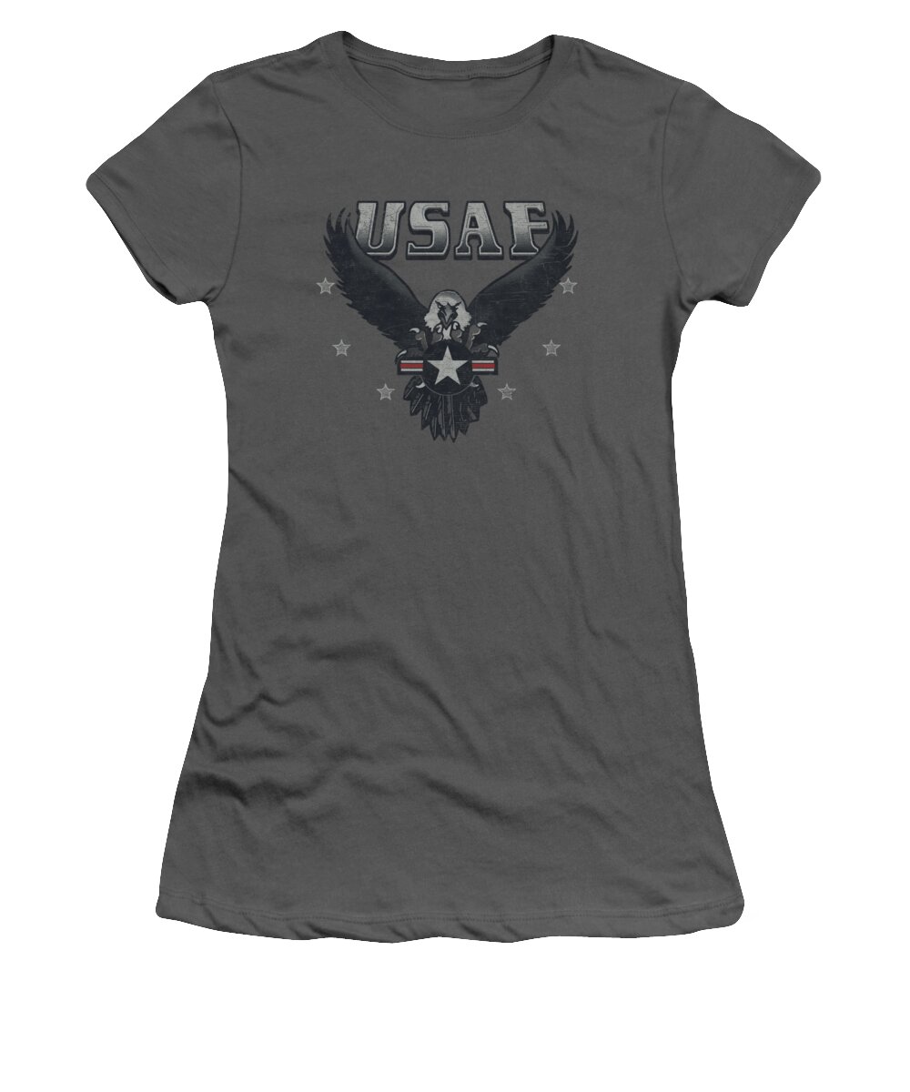 Air Force Women's T-Shirt featuring the digital art Air Force - Incoming by Brand A