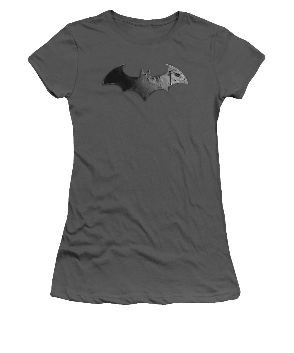 Arkham City Women's T-Shirt featuring the digital art Arkham City - Bat Logo by Brand A