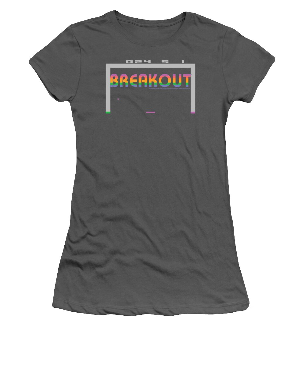  Women's T-Shirt featuring the digital art Atari - Breakout 2600 by Brand A