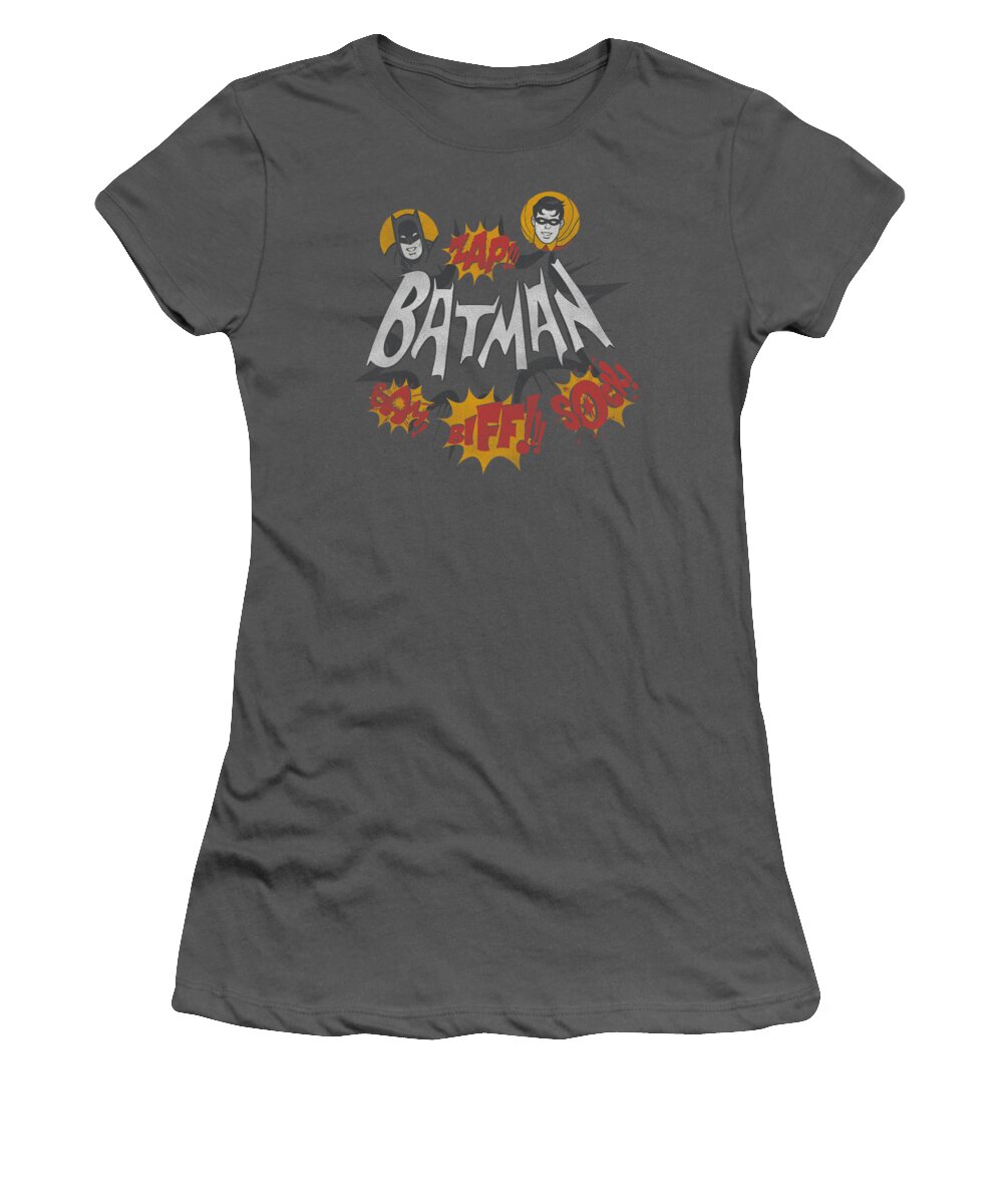 Batman Women's T-Shirt featuring the digital art Batman Classic Tv - Sound Effects by Brand A