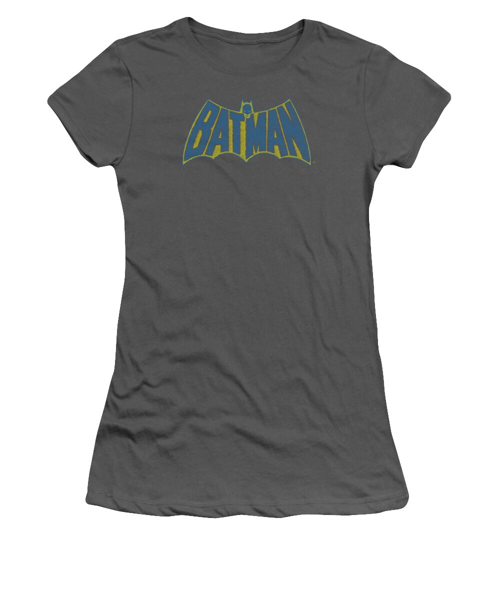 Batman Women's T-Shirt featuring the digital art Batman - Sketch Logo by Brand A
