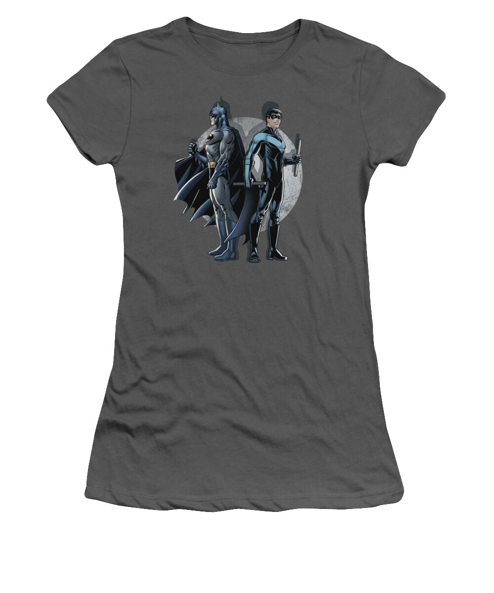 Batman Women's T-Shirt featuring the digital art Batman - Spotlight by Brand A