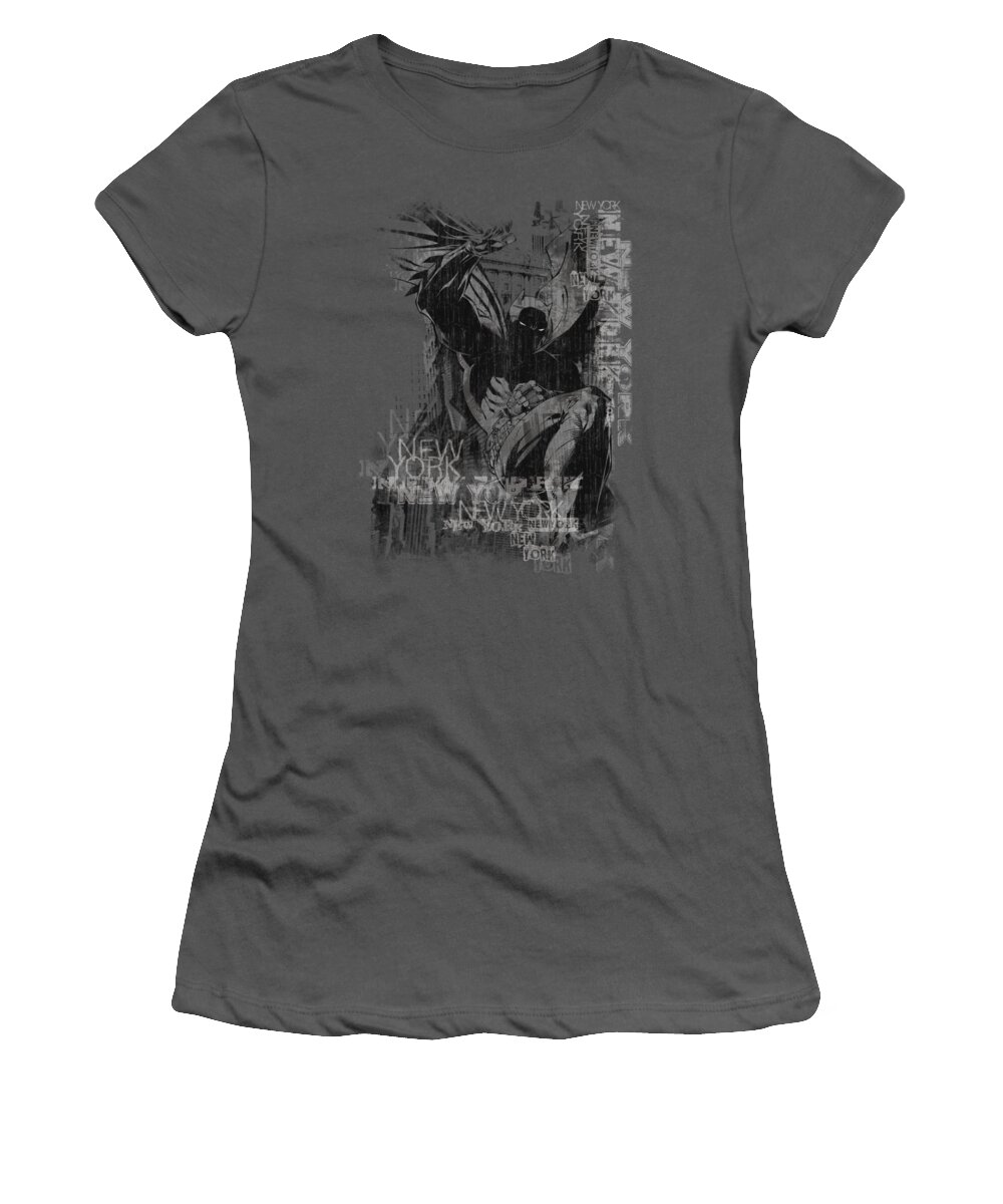 Batman Women's T-Shirt featuring the digital art Batman - The Knight Life by Brand A