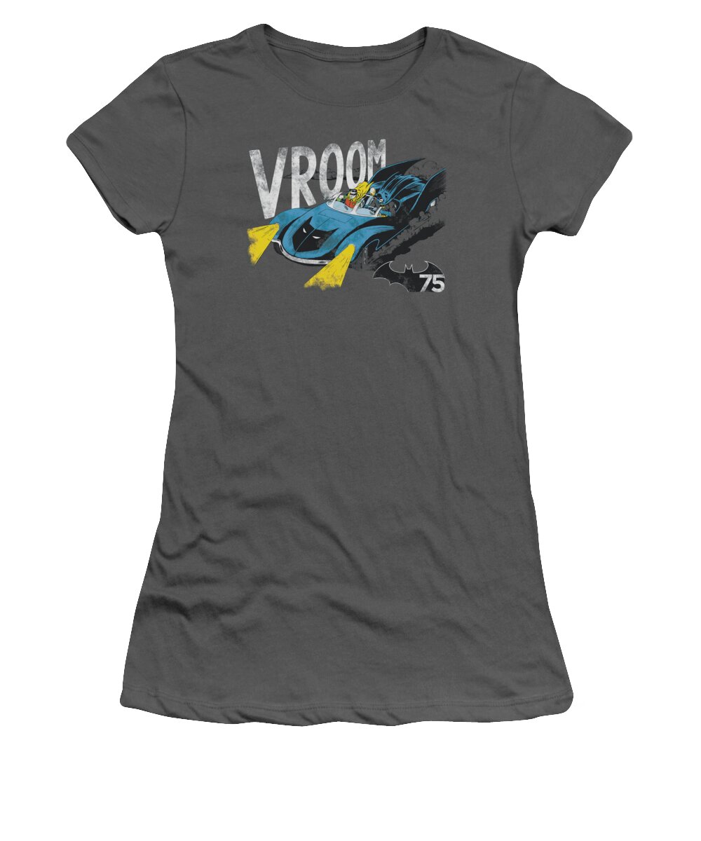 Batman Women's T-Shirt featuring the digital art Batman - Vroom by Brand A