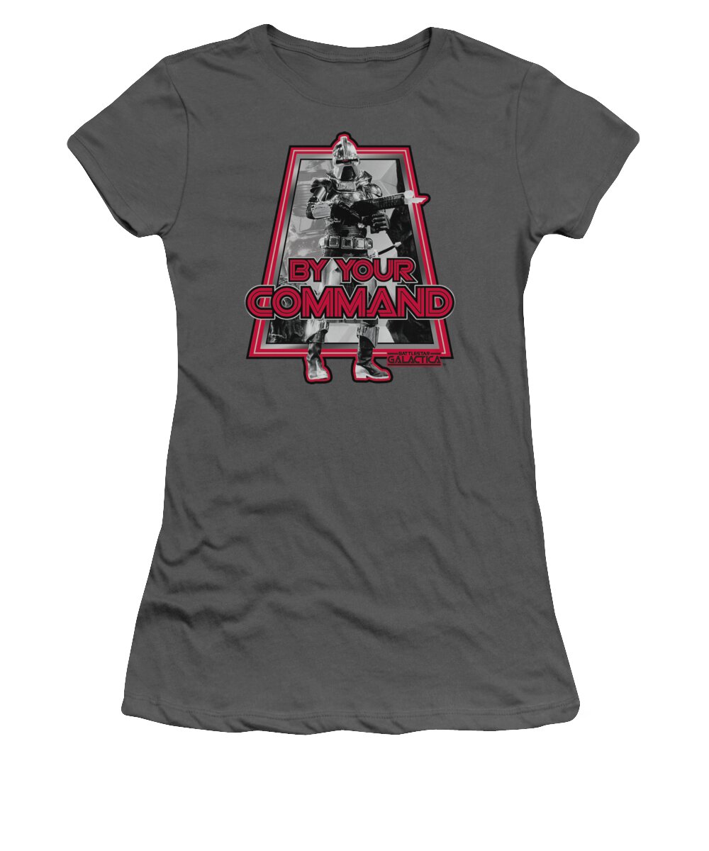 Battlestar Women's T-Shirt featuring the digital art Bsg - By Your Command(classic) by Brand A