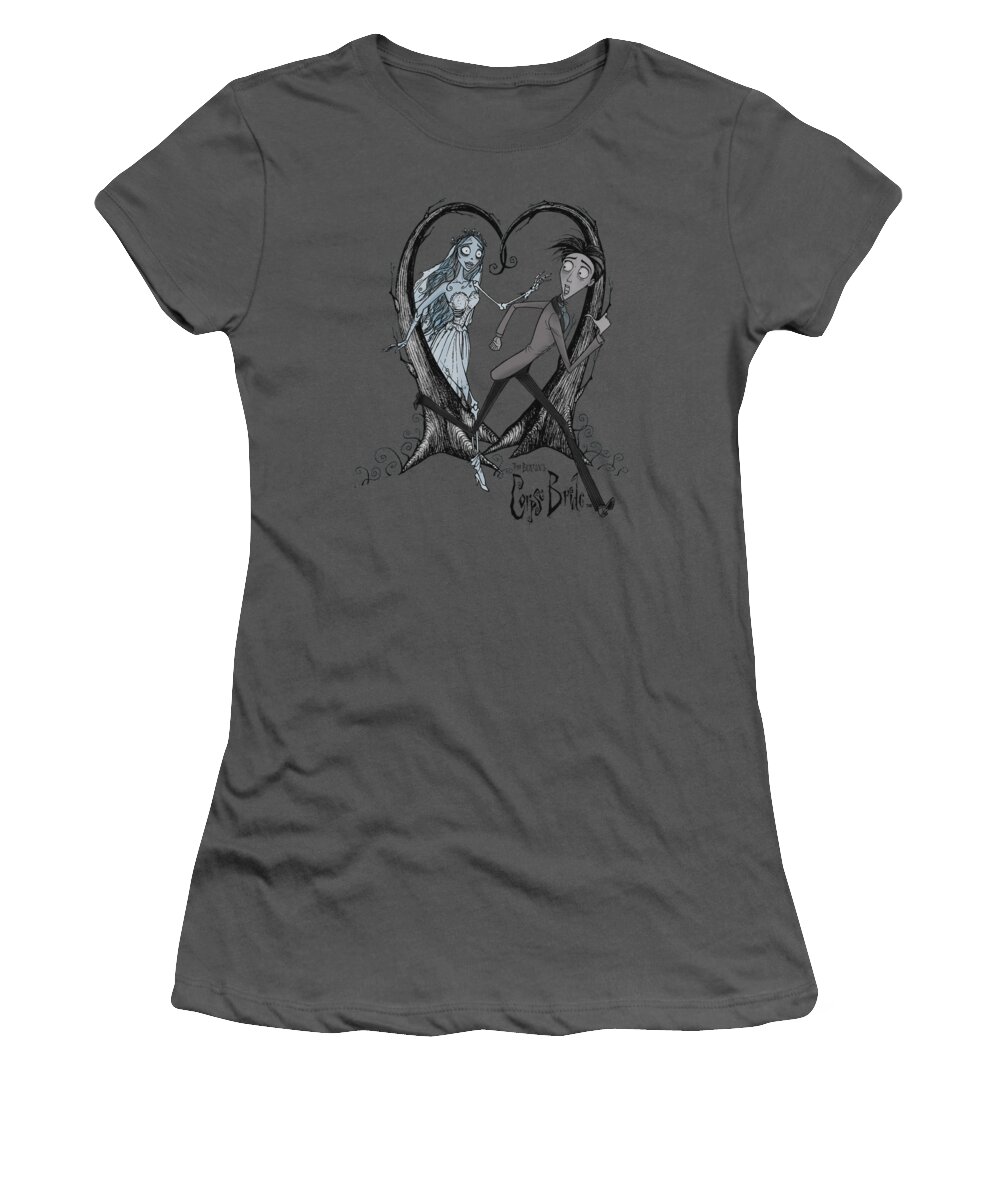 Corpse Bride Women's T-Shirt featuring the digital art Corpse Bride - Runaway Groom by Brand A