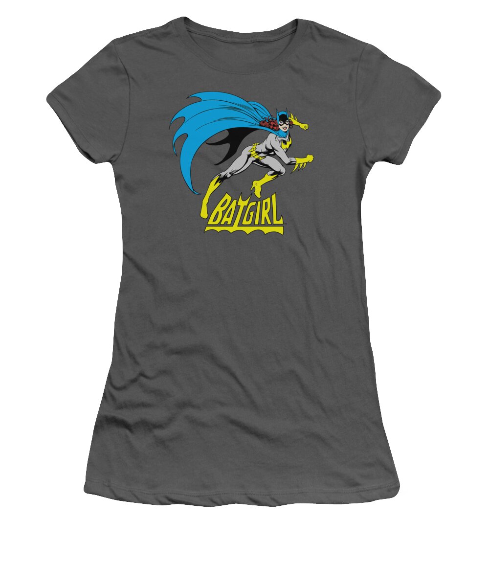 Dc Comics Women's T-Shirt featuring the digital art Dc - Batgirl Is Hot by Brand A