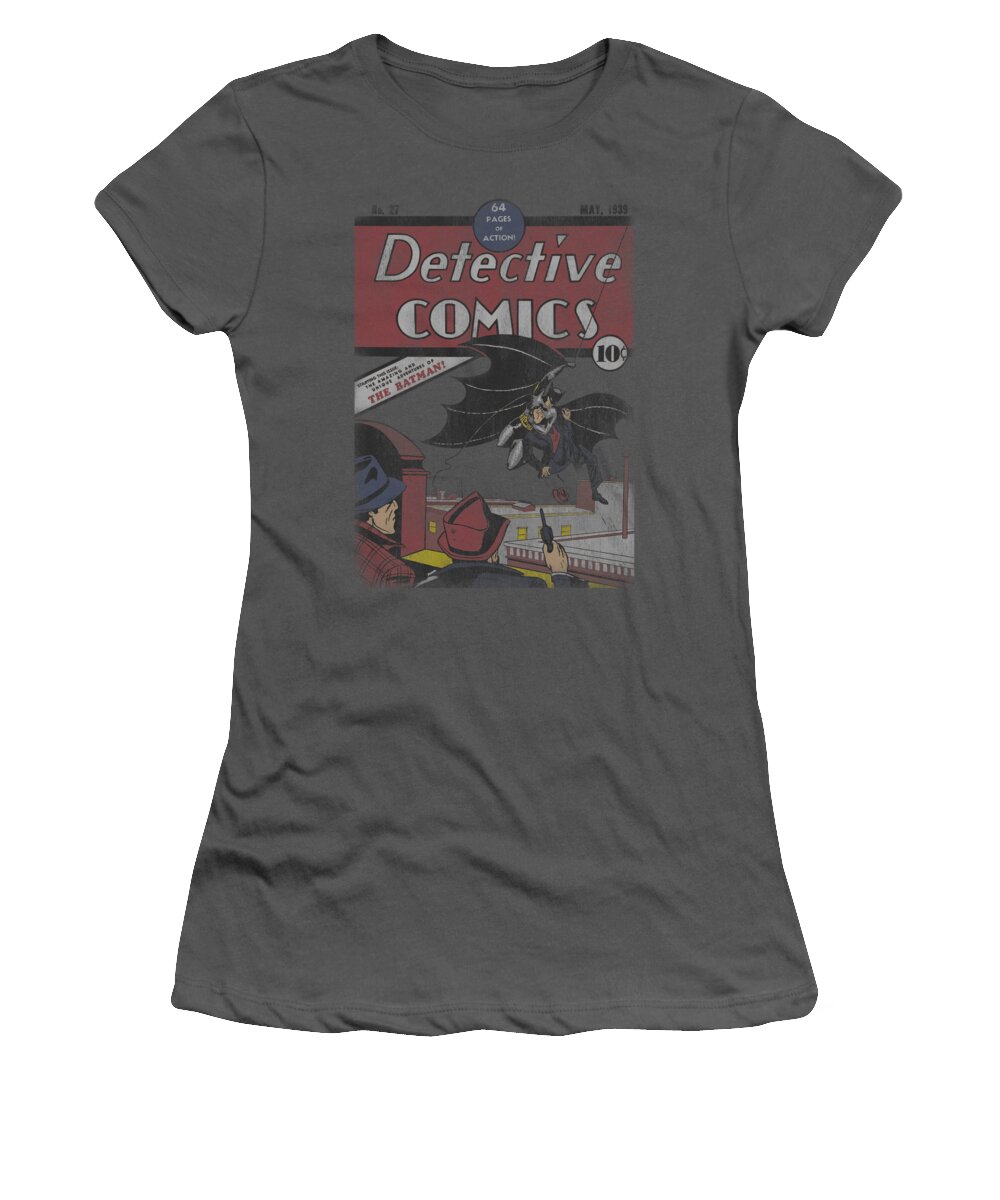 Batman Women's T-Shirt featuring the digital art Dc - Detective #27 Distressed by Brand A