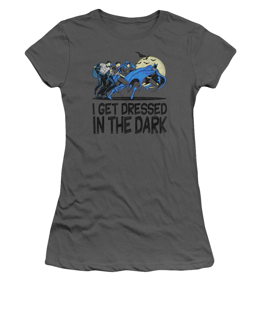 Dc Comics Women's T-Shirt featuring the digital art Dc - Get Dressed by Brand A
