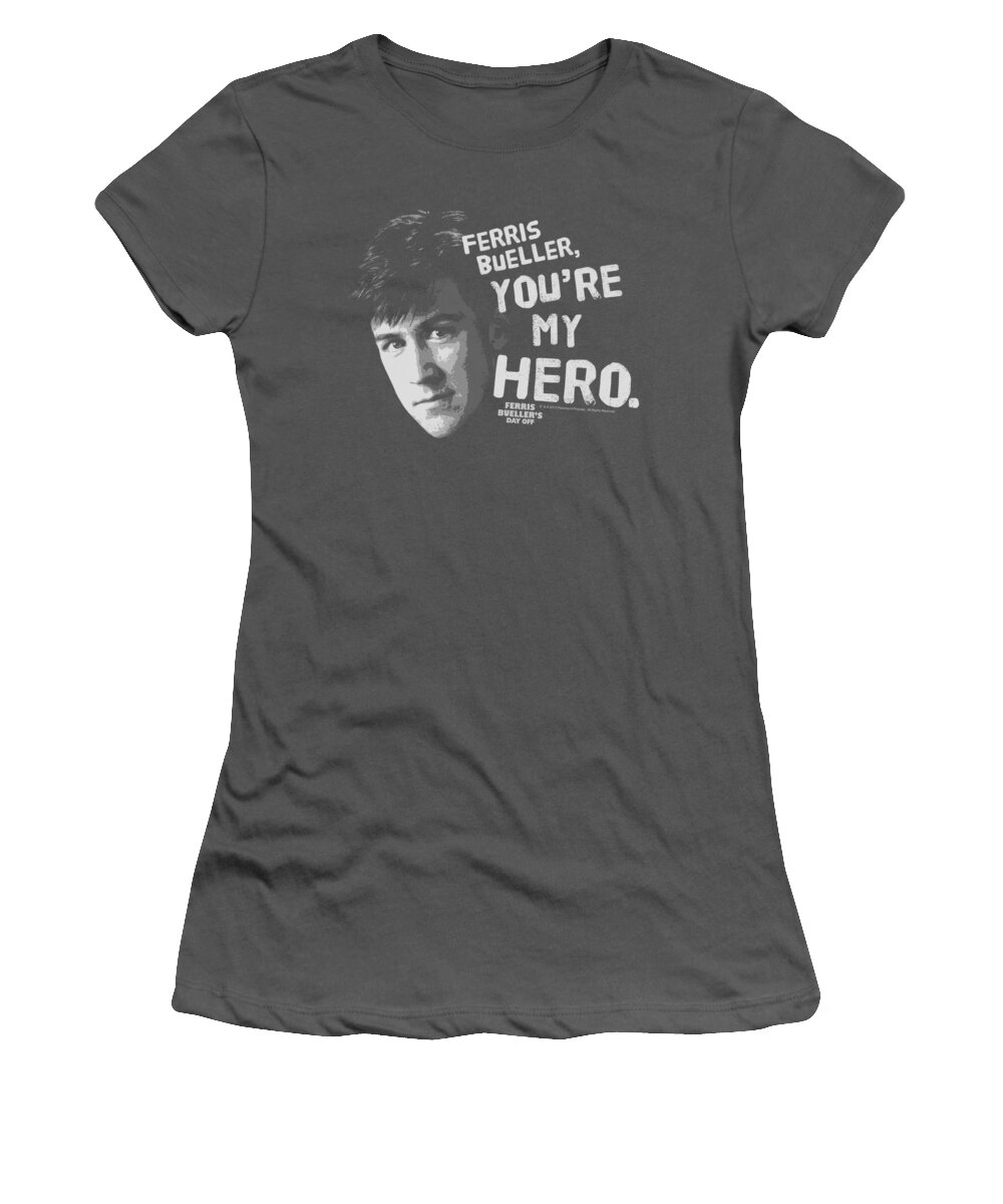 Ferris Bueller's Day Off Women's T-Shirt featuring the digital art Ferris Bueller - My Hero by Brand A