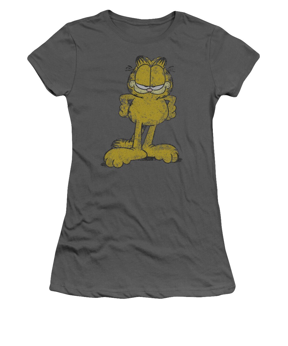 Garfield Women's T-Shirt featuring the digital art Garfield - Big Ol' Cat by Brand A
