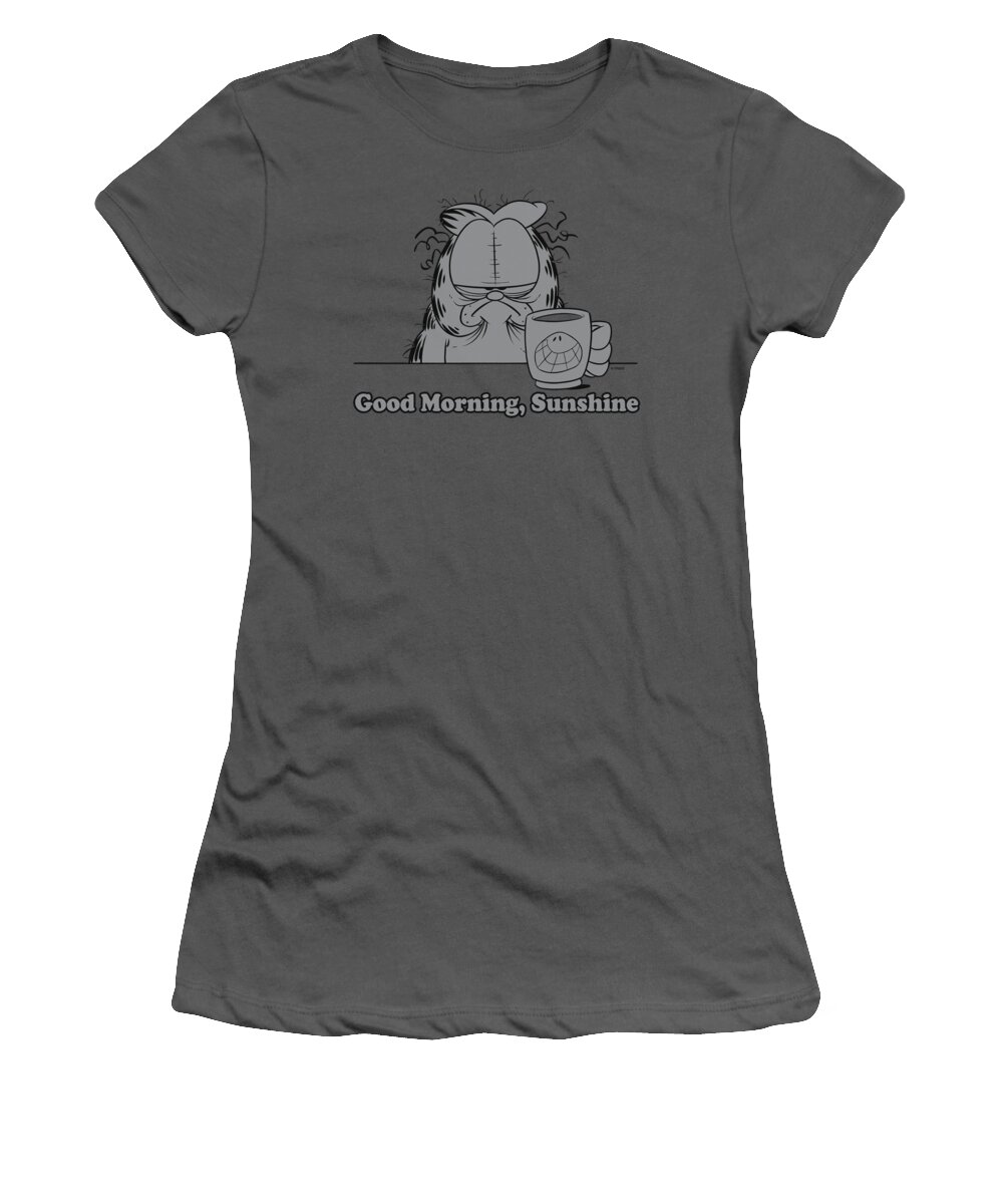 Garfield Women's T-Shirt featuring the digital art Garfield - Good Morning Sunshine by Brand A