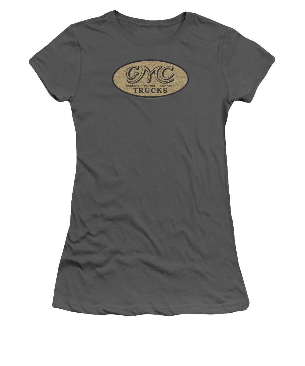  Women's T-Shirt featuring the digital art Gmc - Vintage Oval Logo by Brand A