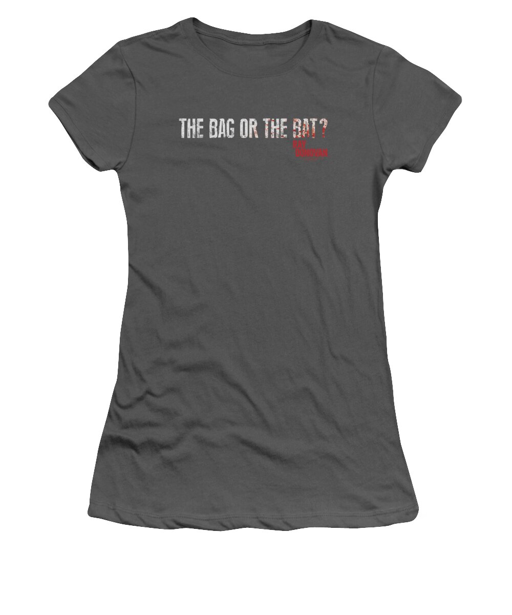 Ray Donovan Women's T-Shirt featuring the digital art Ray Donovan - Bag Or Bat by Brand A