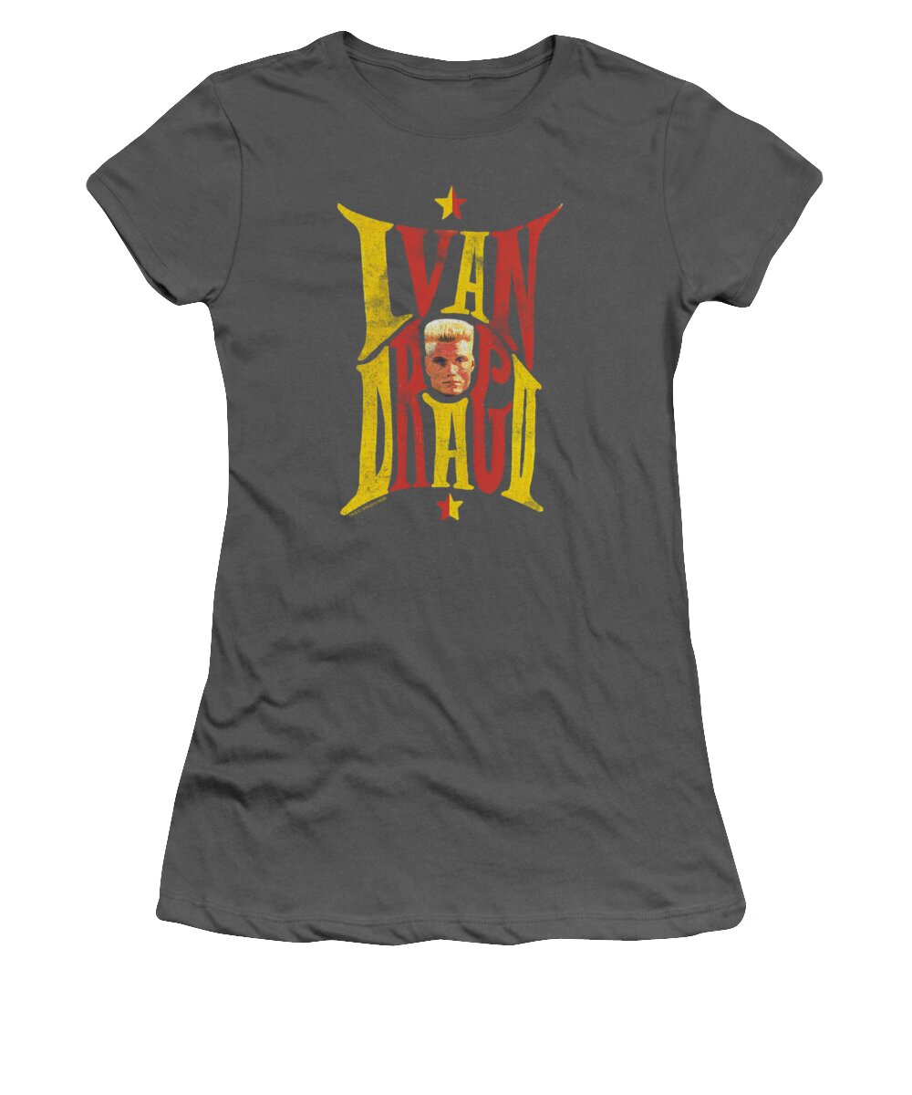 Rocky Women's T-Shirt featuring the digital art Rocky - Ivan by Brand A