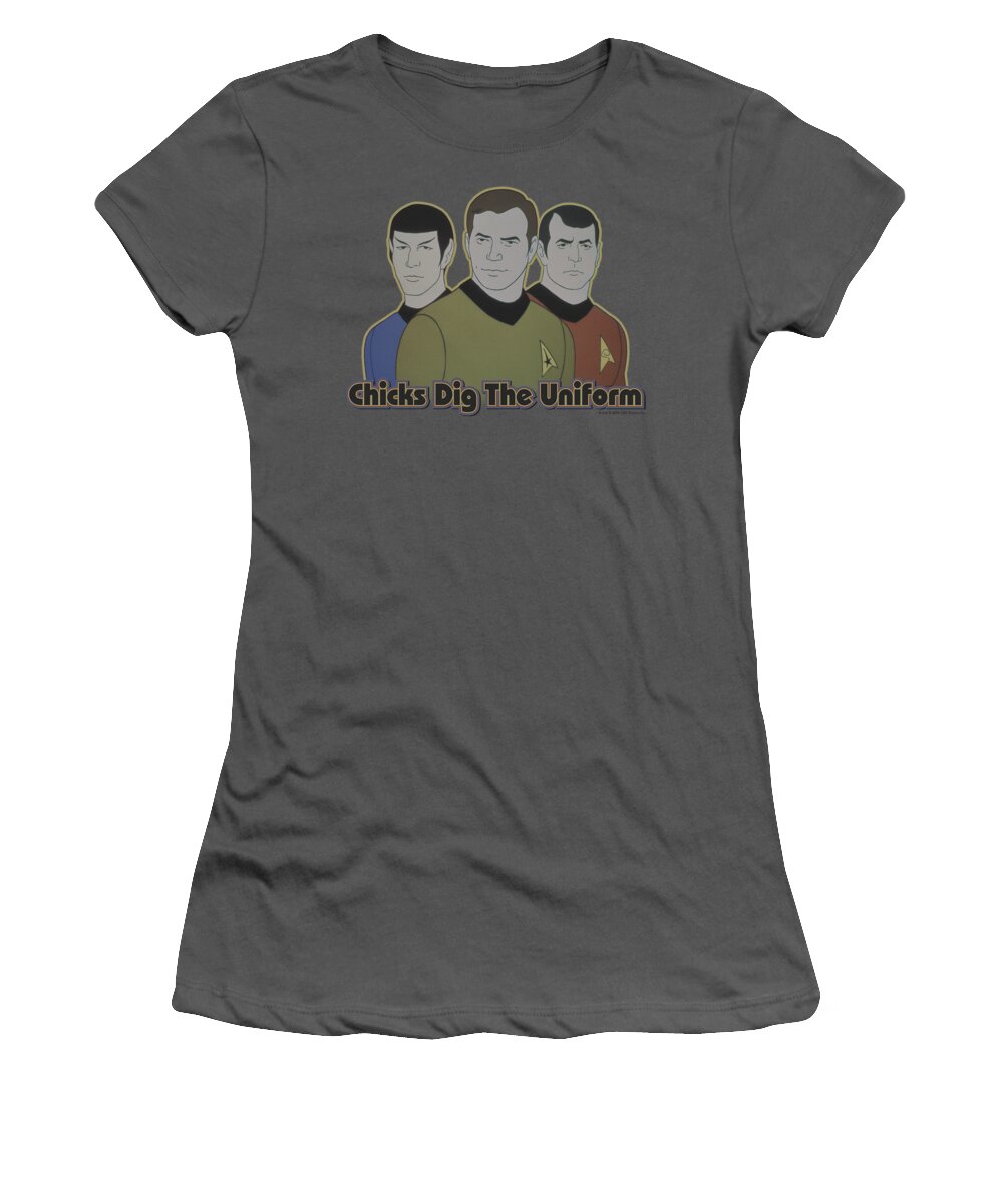 Star Trek Women's T-Shirt featuring the digital art Star Trek - Dig It by Brand A