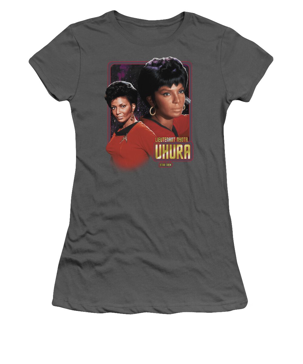 Star Trek Women's T-Shirt featuring the digital art Star Trek - Lieutenant Uhura by Brand A
