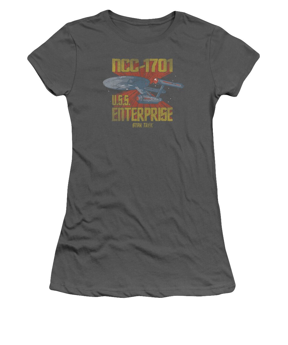 Star Trek Women's T-Shirt featuring the digital art Star Trek - Ncc1701 by Brand A