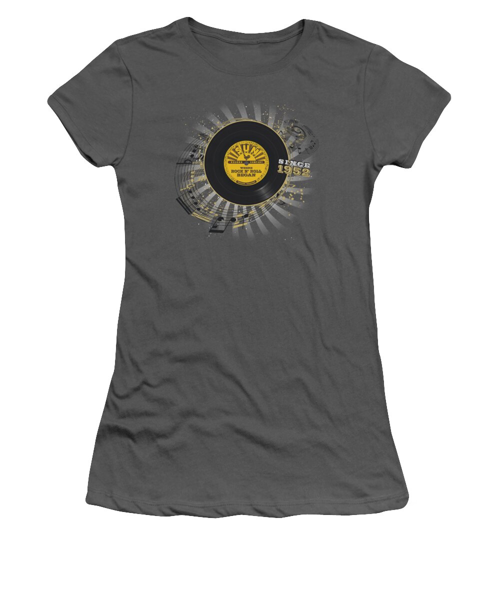 Sun Record Company Women's T-Shirt featuring the digital art Sun - Established by Brand A