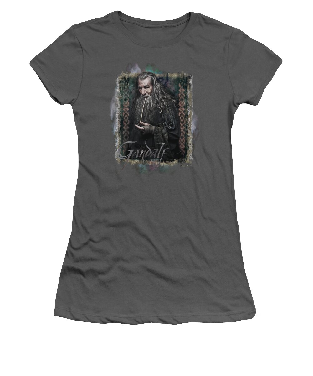The Hobbit Women's T-Shirt featuring the digital art The Hobbit - Gandalf by Brand A