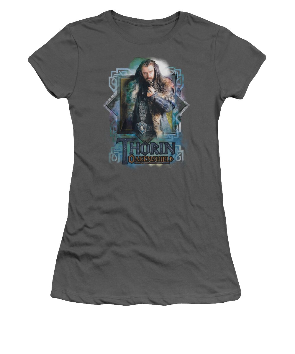 The Hobbit Women's T-Shirt featuring the digital art The Hobbit - Thorin Oakenshield by Brand A