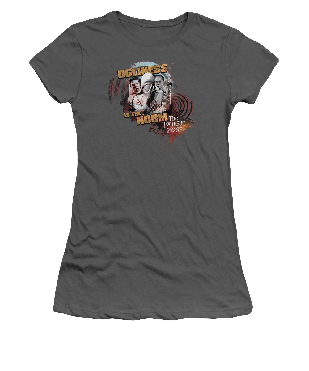 Twilight Zone Women's T-Shirt featuring the digital art Twilight Zone - The Norm by Brand A