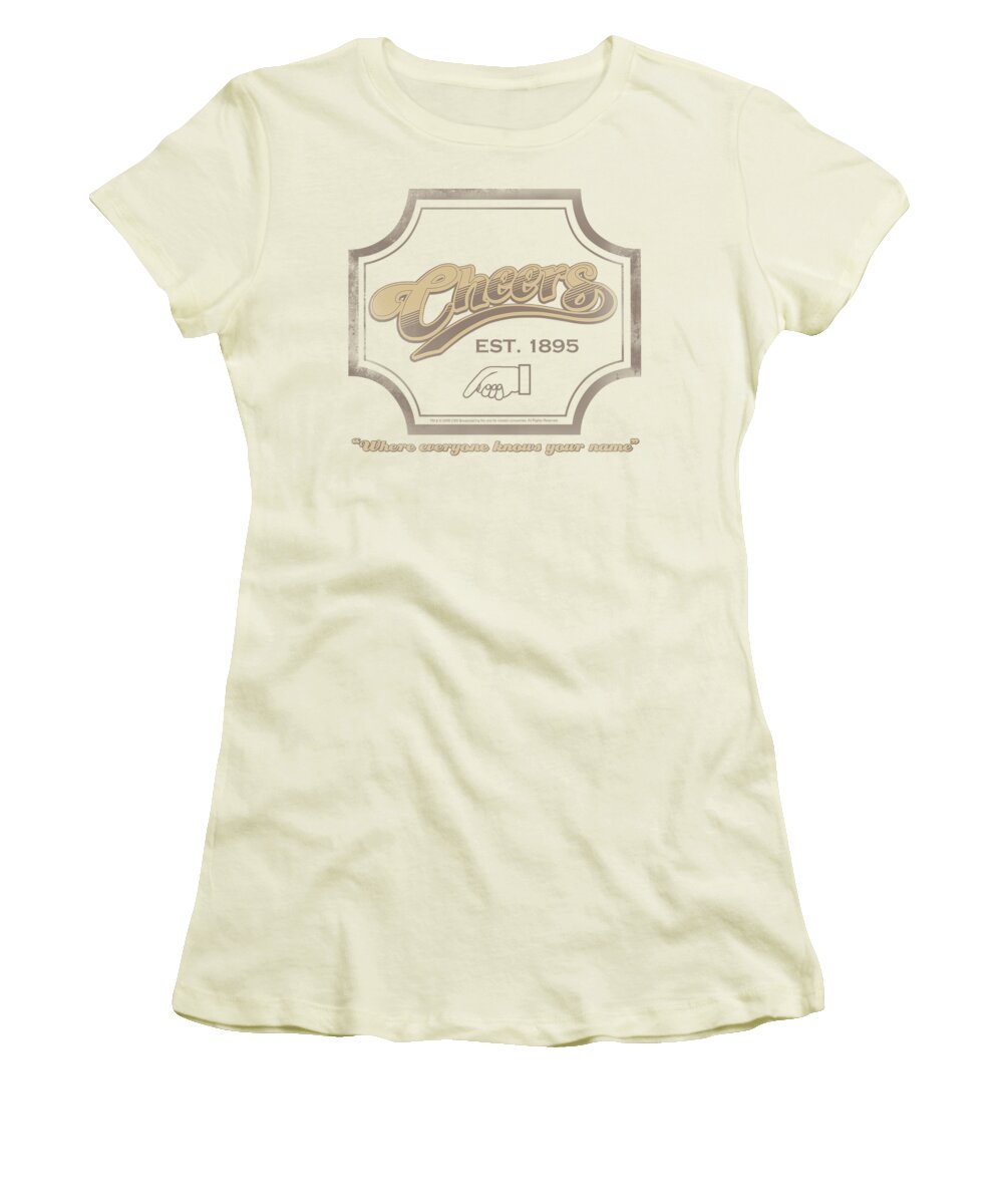 Cheers Women's T-Shirt featuring the digital art Cheers - Sign by Brand A