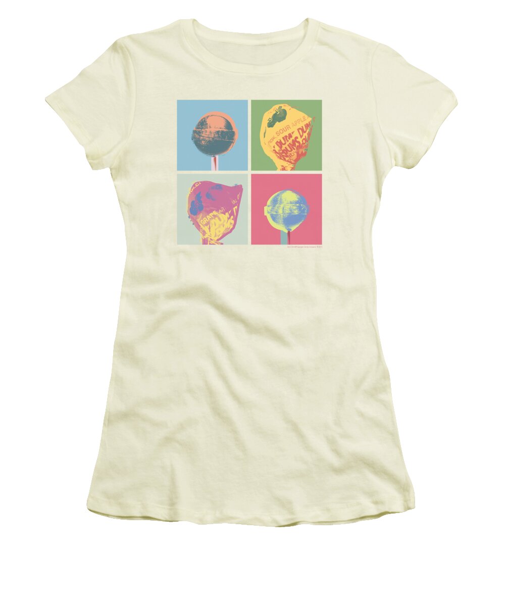 Dum Dums Women's T-Shirt featuring the digital art Dum Dums - Pop Art by Brand A