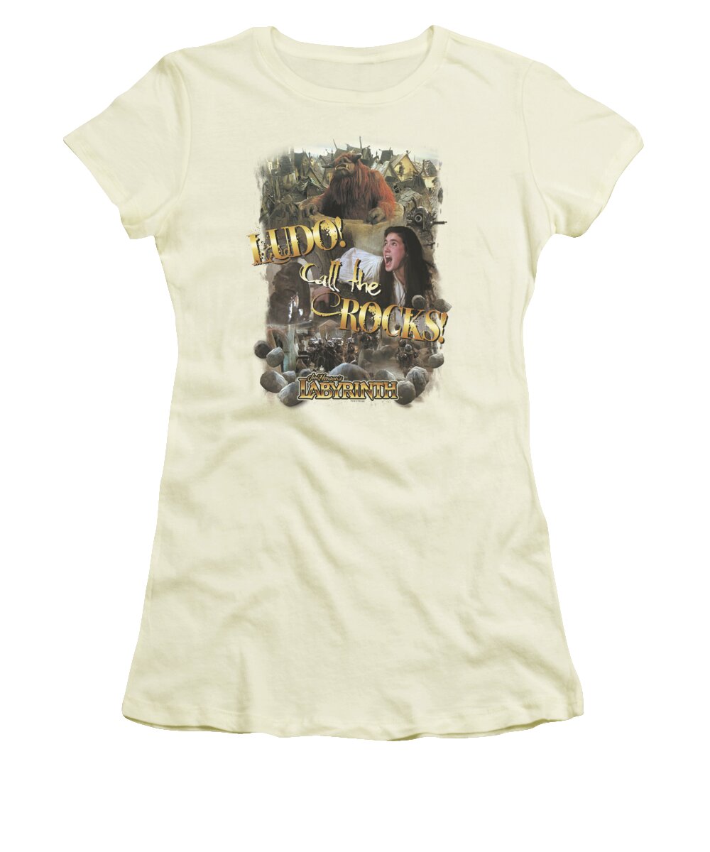 Labyrinth Women's T-Shirt featuring the digital art Labyrinth - Call The Rocks by Brand A