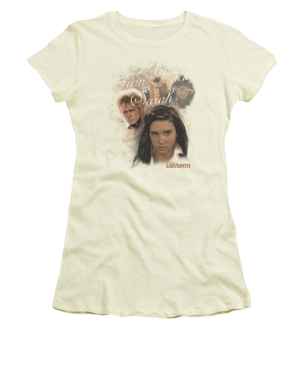 Labyrinth Women's T-Shirt featuring the digital art Labyrinth - Turn Back Sarah by Brand A