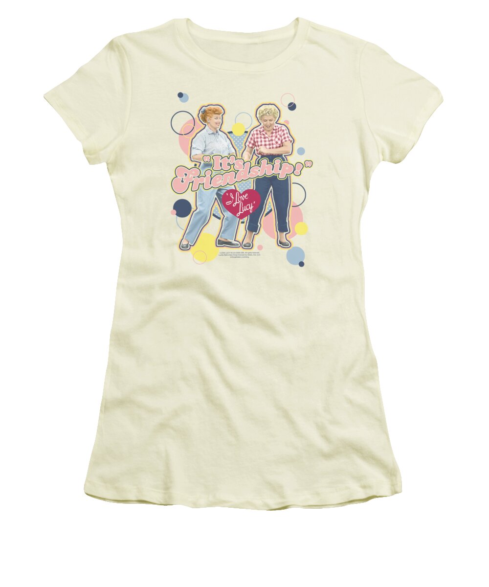 I Love Lucy Women's T-Shirt featuring the digital art Lucy - Its Friendship by Brand A