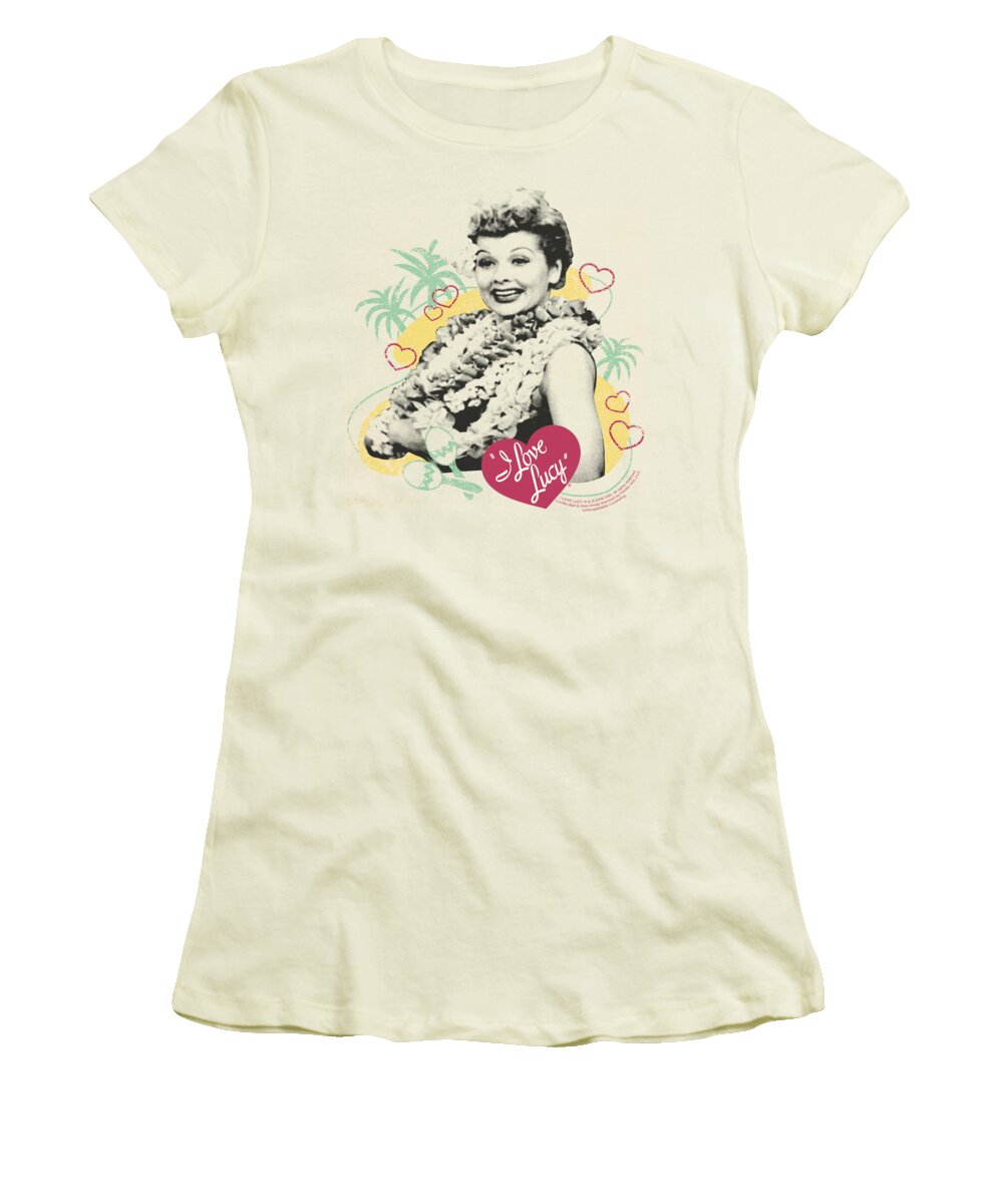 I Love Lucy Women's T-Shirt featuring the digital art Lucy - Luau Graphic by Brand A