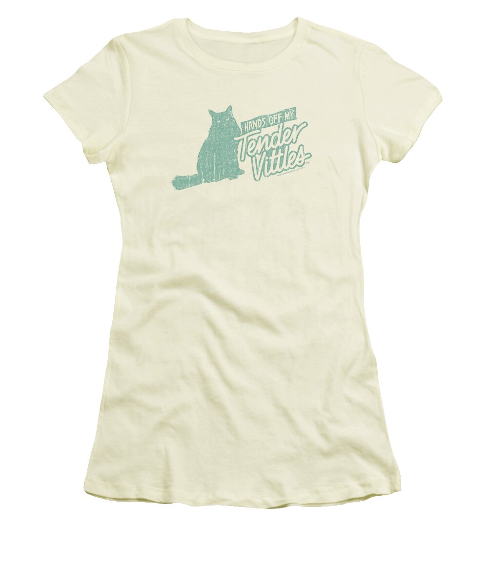 Tender Vittles Women's T-Shirt featuring the digital art Tender Vittles - Hands Off by Brand A