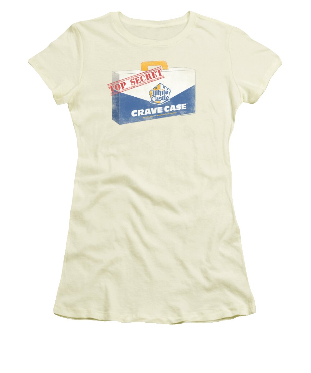 White Castle Women's T-Shirt featuring the digital art White Castle - Crave Case by Brand A