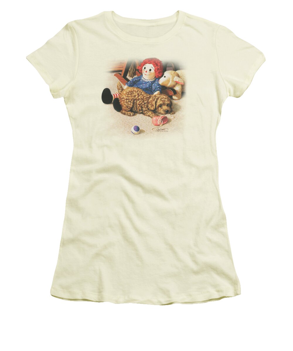 Wildlife Women's T-Shirt featuring the digital art Wildlife - Fun And Games by Brand A
