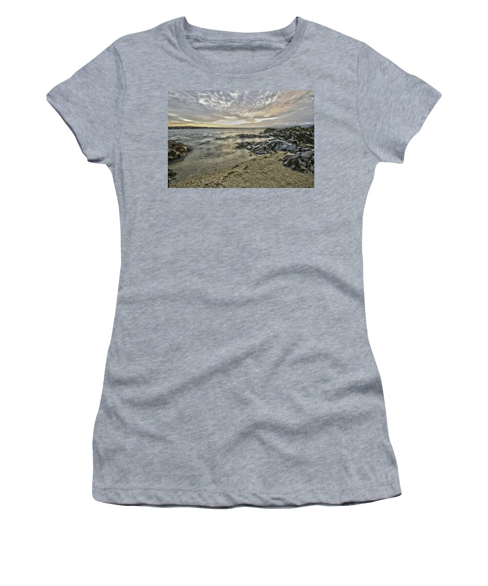 Sky Women's T-Shirt featuring the photograph Skerries Ocean View by Martina Fagan
